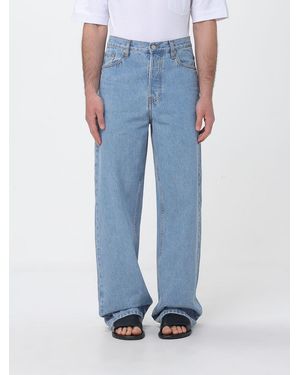 Dries Van Noten Wide Leg Jeans - Blue