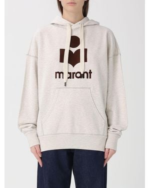 Isabel Marant Cotton Blend Hoodie - Natural