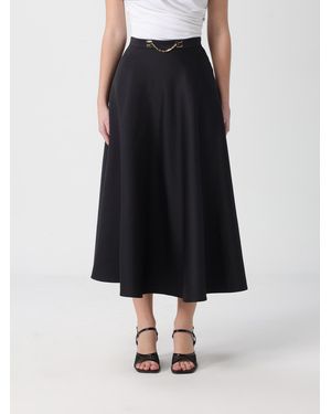 Elisabetta Franchi Satin Skirt - Black