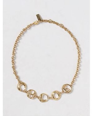 Chloé Chlo&Eacute Script Brass Necklace - Natural