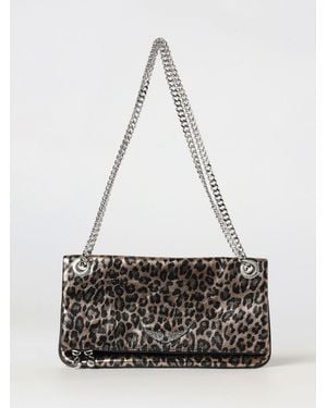 Zadig & Voltaire Zadig &Amp Voltaire Rock Ii Animal Print Leather Bag - White