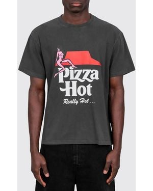 Carne Bollente Printed Organic Cotton T-Shirt - Grey