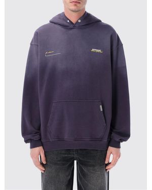 Represent Cotton Logo Hoodie - Blue