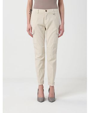 Mason's Stretch Cotton Cargo Pants - Natural
