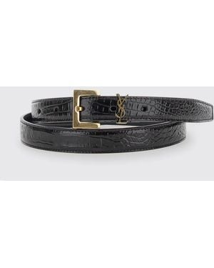Saint Laurent Gürtel Damen - Weiß