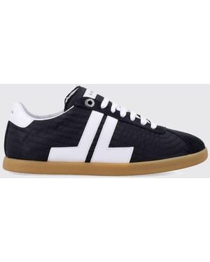 Lanvin Glen Low-Top Quilted Nylon And Leather Sneakers With Contrast Logo - White