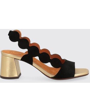 Chie Mihara Flat Sandals - Black