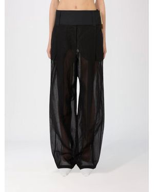 Sportmax Ferito Wide Leg Trousers - Black
