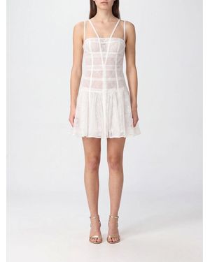 Giovanni bedin A-Line Bustier Mini Dress - White