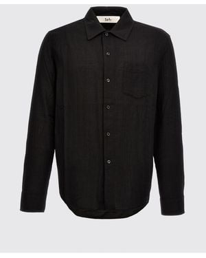 Séfr Basic Cotton Shirt - Black