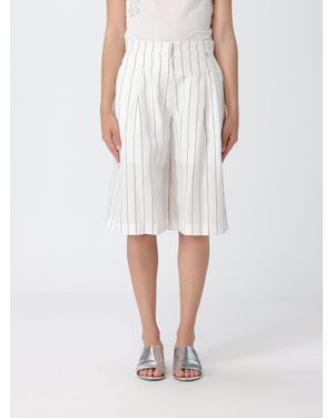 Liu Jo Tailored Cotton Blend Pants - White