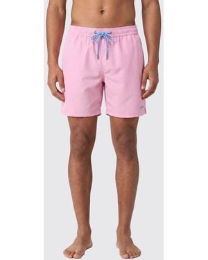 MC2 Saint Barth Short Swim Shorts With Elasticated Drawstring Waist - Pink