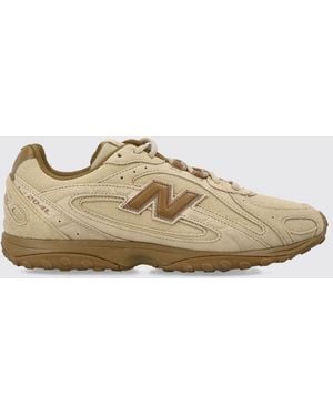 New Balance 204L-Colored Suede Trainers With Applied Logo - Natural