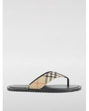 Burberry Vintage Check Jacquard Canvas Flip Flops - Multicolour