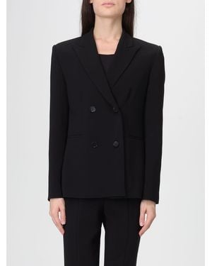 Liviana Conti Blazer James A Doppiopetto Di Lana - Nero