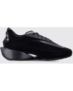 Nike First Sight Leather And Rubber Sneakers With Chunky Sole And Swoosh Logo - Black