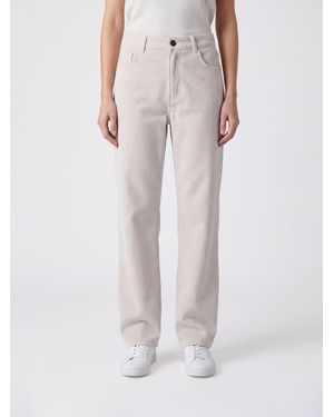 Rohe High-Waisted 5-Pocket Straight-Leg Pants - Pink