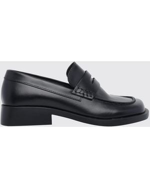 Camper Dana Smooth Leather Penny Loafers With Xl Extralight Sole - White
