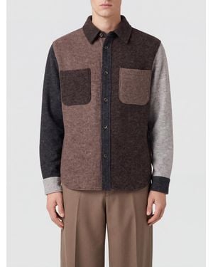 Les Deux Giacca Camicia - Marrone