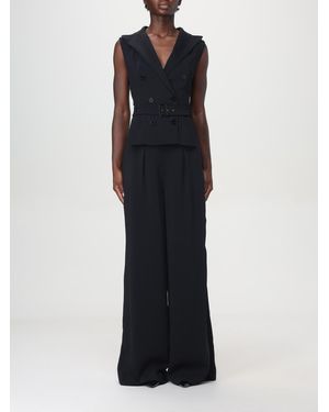 Alberta Ferretti Tuta Lunga A Doppiopetto - Nero