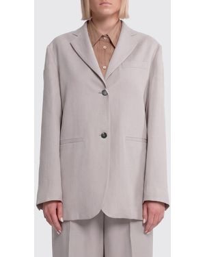 Tela Single-Breasted Blazer - Grey