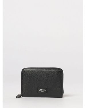 Lancel Grained Leather Wallet - Grey