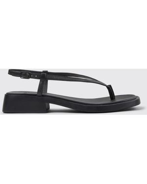 Camper Dana Leather Sandal - Black