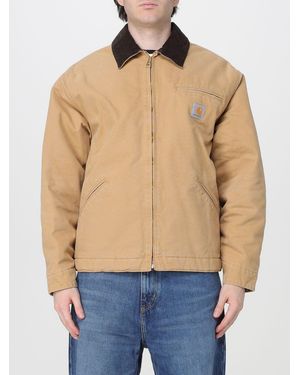 Carhartt Chaqueta Detroit De Algodón Orgánico Con Cuello De Pana - Azul