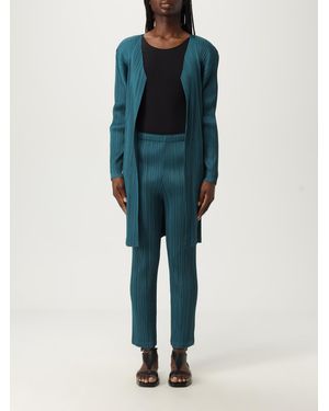 Pleats Please Issey Miyake Cardigan - Blu