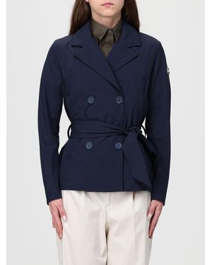 Colmar Double-Breasted Polyester Trench Coat - Blue