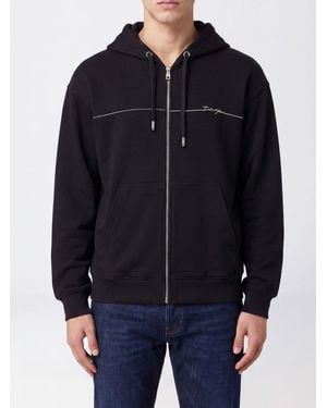 Dolce & Gabbana Dolce &Amp Gabbana Relaxed Fit Cotton Zip-Up Hoodie - Blue