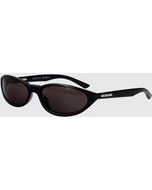 Balenciaga Bb0007S Sonnenbrille Aus Acetat - Weiß