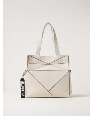 Vic Matié Crossbody Bags - Natural