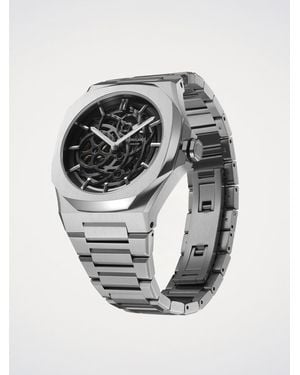 D1 Milano Skeleton Watch 41.5 Mm - Grey