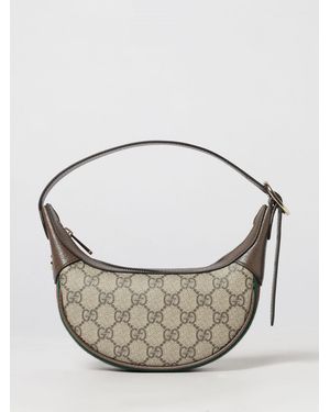 Gucci Ophidia Rounded Mini Top Handle Bag - Metallic
