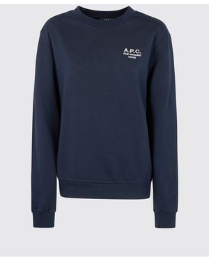 A.P.C. Felpa A Girocollo - Blu