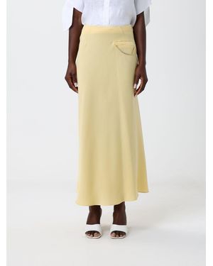 ARMANI EXCHANGE Long Satin Skirt - Yellow