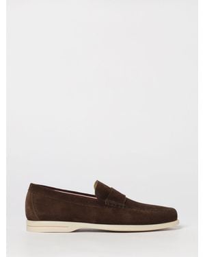 Bally Suede Loafers - White