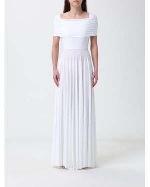 Norma Kamali Long Jersey Dress - White