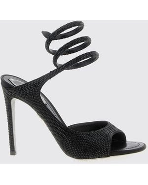 Rene Caovilla Flat Sandals - Black