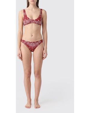 VENUJA Bikini De Poliamida Con Estampado De Bandana - Azul