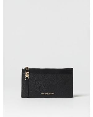 Michael Kors Titolare della carta Black Lear - Nero