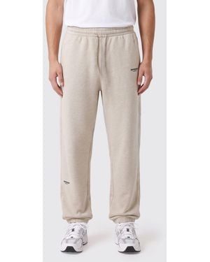 Represent Jogginghose Aus Baumwolle Mit Kontrastierendem Gesticktem Logo - Natur