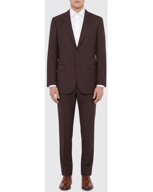 Brioni Single-Breasted Wool Suit - Brown