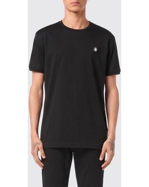 Billionaire Cotton T-Shirt With Logo - Black