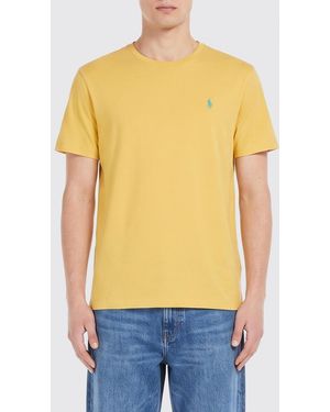 Polo Ralph Lauren Pony Logo Cotton T-Shirt - Yellow