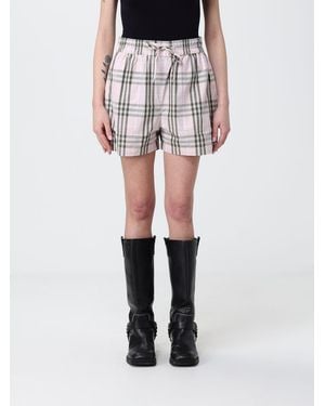 Burberry Cotton Drawstring Shorts - Pink