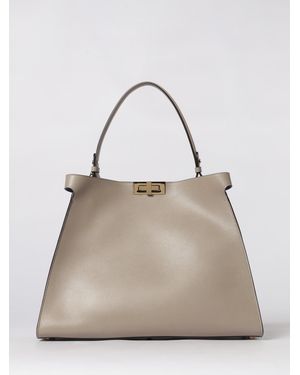 Fendi Way Leather Bag - Natural