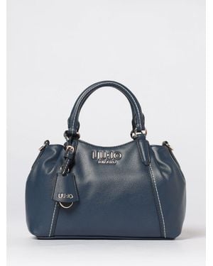 Liu Jo Grained Faux Leather Bag - Blue