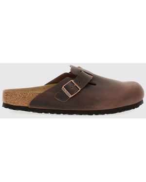 Birkenstock Boston Oiled Leather Mules - Brown